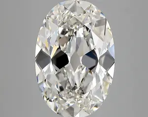 4.60ct F VVS2 Oval Old Miner (IGI)