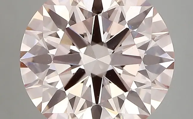 4.57ct FANCY LIGHT  PINK VVS2 Round (IGI)