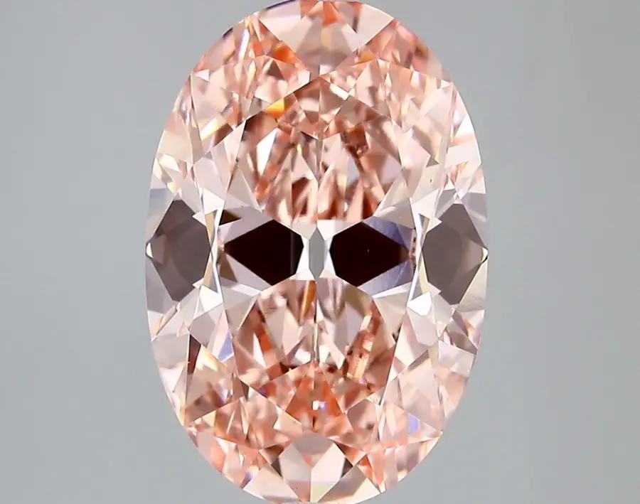 4.51ct FANCY INTENSE  PINK VS1 Oval Old Miner (IGI)