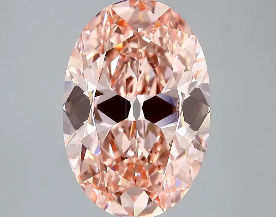 4.51ct FANCY INTENSE  PINK VS1 Oval Old Miner (IGI)