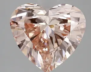 4.48ct FANCY INTENSE  PINK VS2 Heart (IGI)
