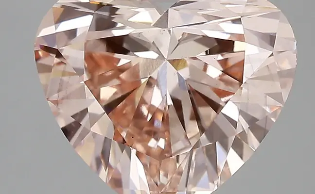 4.48ct FANCY INTENSE  PINK VS2 Heart (IGI)