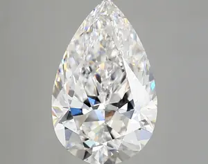 4.45ct E VVS2 Pear (IGI)