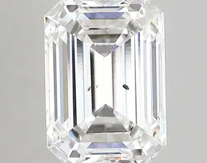 4.44ct F SI1 Emerald (IGI)