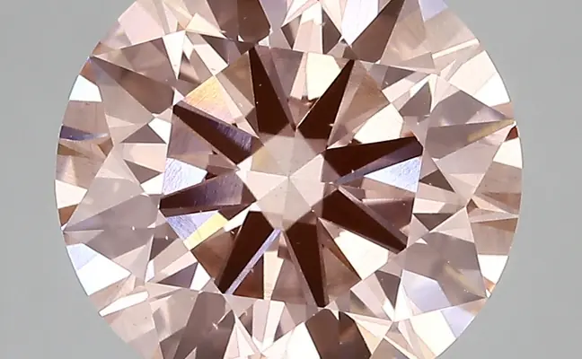 4.44ct FANCY VIVID  PINK VS2 Round (IGI)