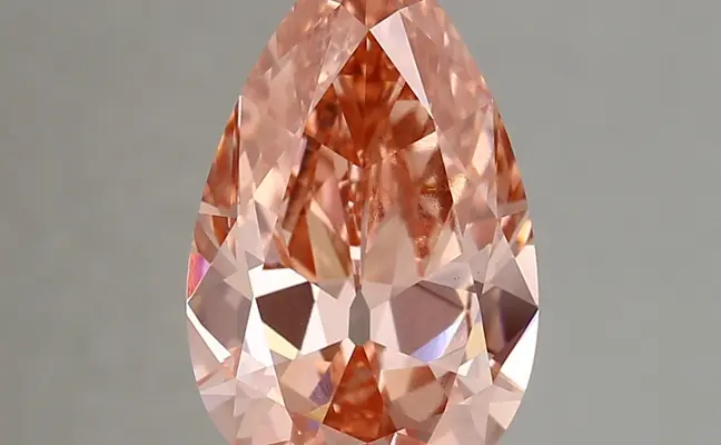 4.41ct FANCY VIVID  PINK VS1 Pear (IGI)