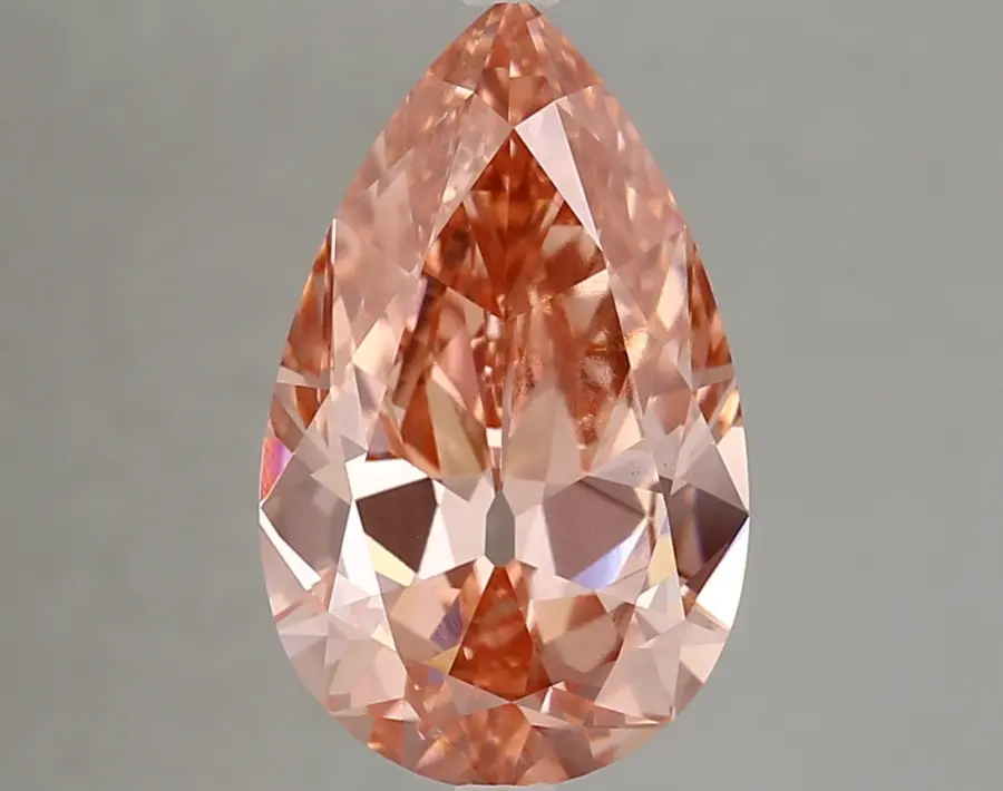 4.41ct FANCY VIVID  PINK VS1 Pear (IGI)