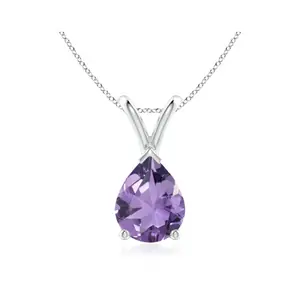 Amethyst Necklace set in 14kt gold