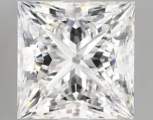 4.37ct F VVS2 Princess (IGI)