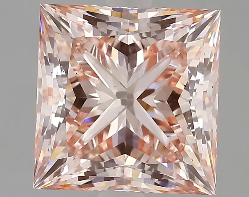 4.35ct FANCY  PINK VS2 Princess (IGI)