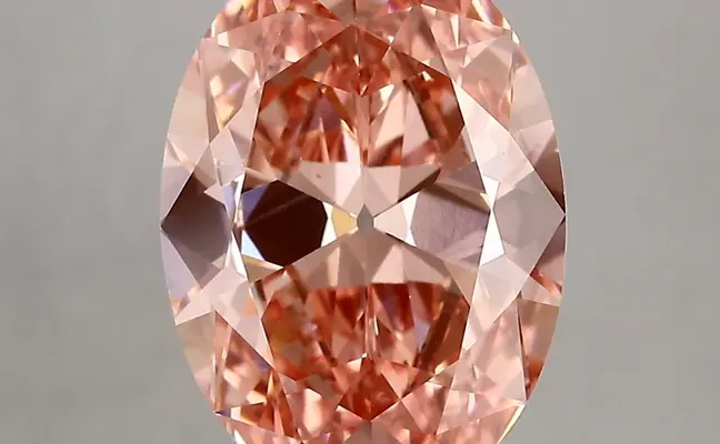4.33ct FANCY VIVID  PINK VS1 Oval Old Miner (IGI)