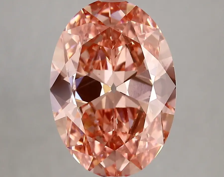 4.33ct FANCY VIVID  PINK VS1 Oval Old Miner (IGI)