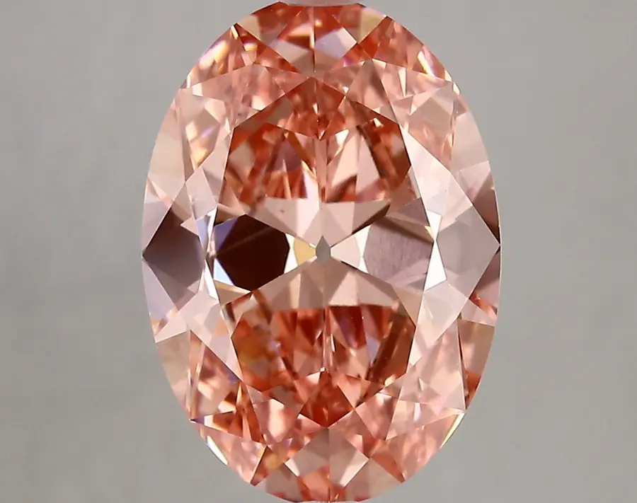 4.33ct FANCY VIVID  PINK VS1 Oval Old Miner (IGI)