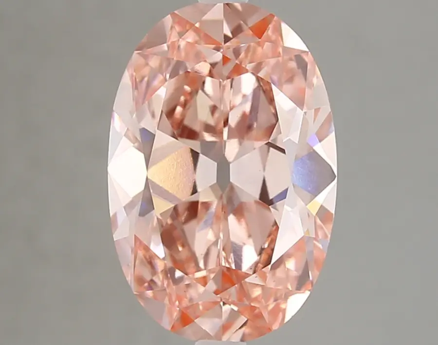 4.28ct FANCY VIVID  PINK VS1 Oval Old Miner (IGI)