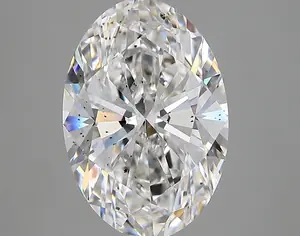 4.23ct F SI1 Oval (IGI)
