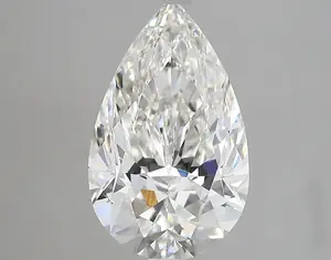 4.23ct F VS1 Pear (IGI)