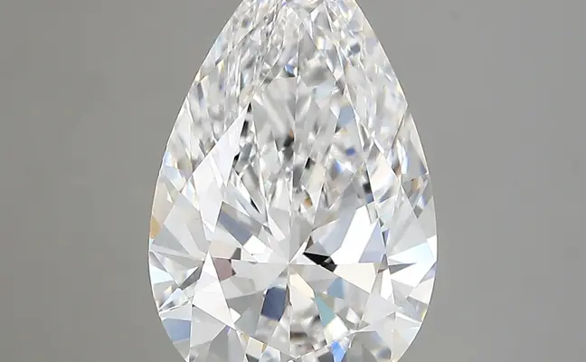 4.20ct D VVS2 Pear (IGI)