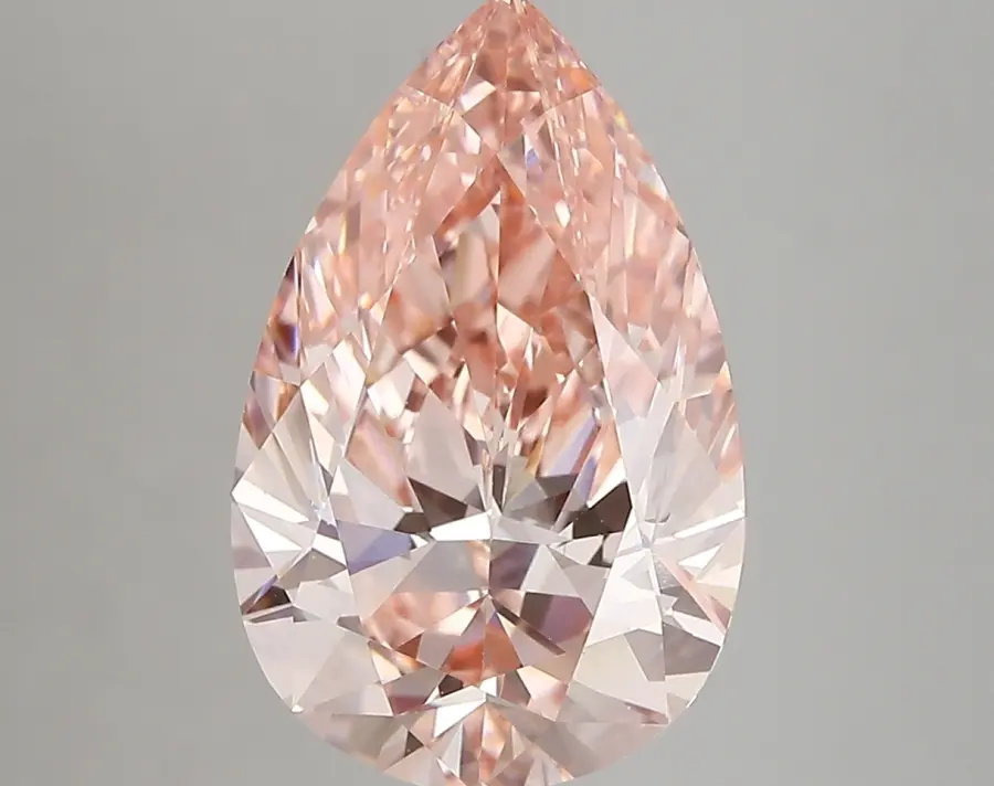 4.18ct FANCY VIVID  PINK VS1 Pear (IGI)
