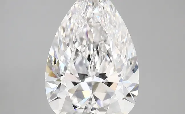 4.18ct D VS1 Pear (IGI)