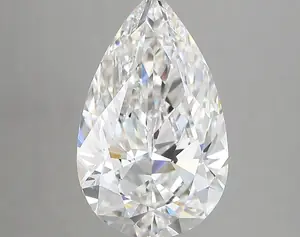 4.16ct F VVS2 Pear (IGI)