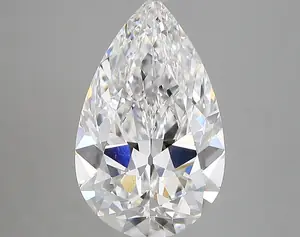 4.15ct D VVS2 Pear (IGI)