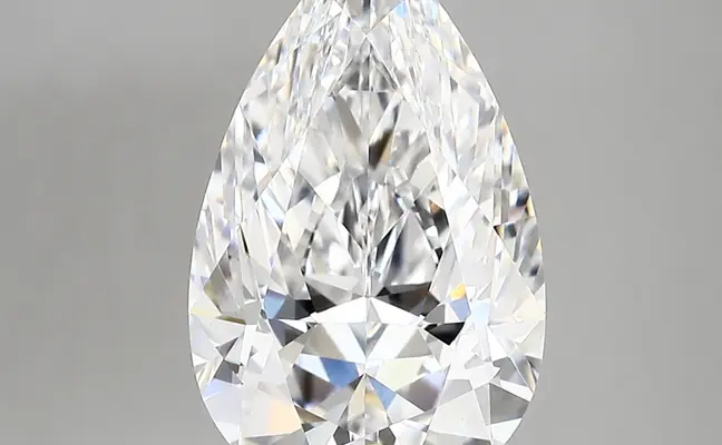4.15ct D VVS2 Pear (IGI)