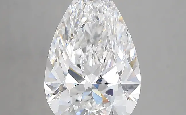 4.14ct D VVS2 Pear (IGI)