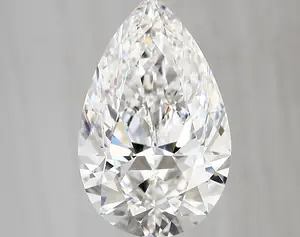 4.14ct D VVS2 Pear (IGI)