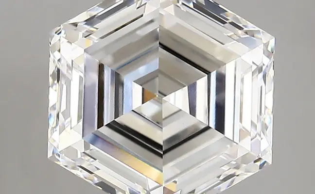 4.14ct D VVS2 Hexagon (IGI)