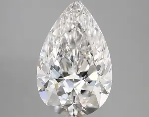 4.14ct D VVS2 Pear (IGI)