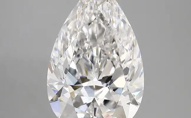 4.14ct D VVS2 Pear (IGI)