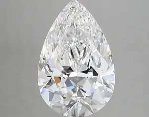 4.13ct D VVS2 Pear (IGI)
