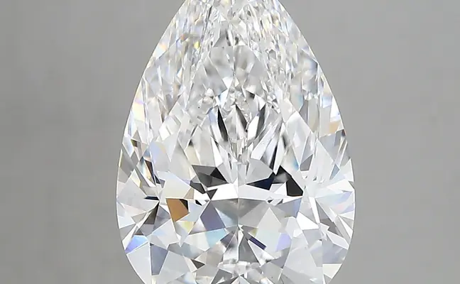 4.13ct D VVS2 Pear (IGI)