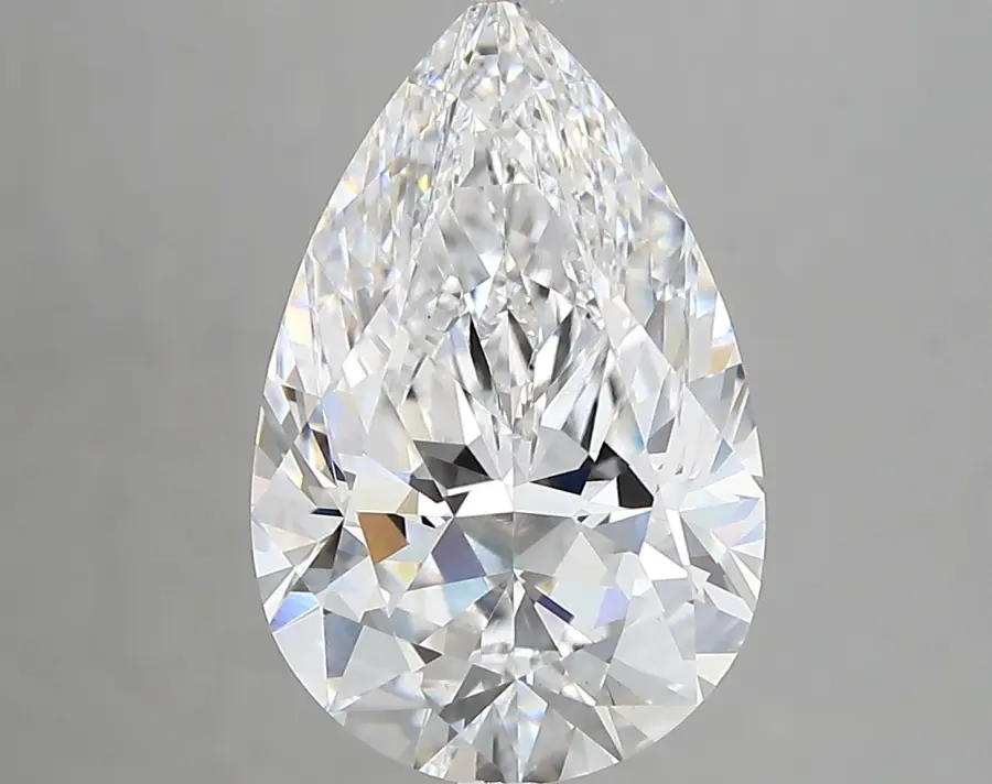 4.13ct D VVS2 Pear (IGI)