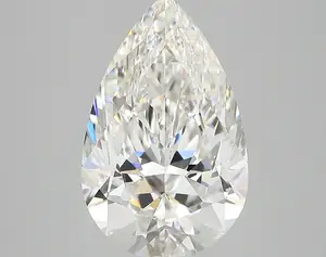 4.13ct F VVS2 Pear (IGI)
