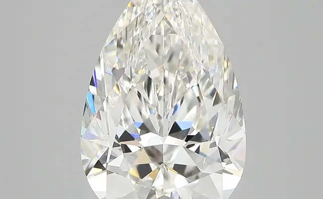 4.13ct F VVS2 Pear (IGI)