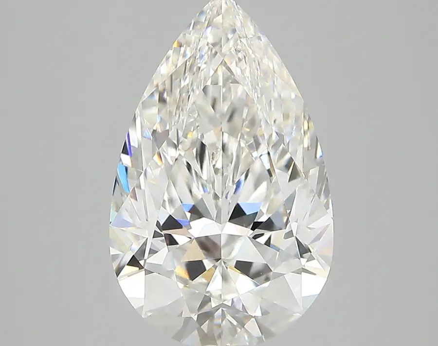 4.13ct F VVS2 Pear (IGI)
