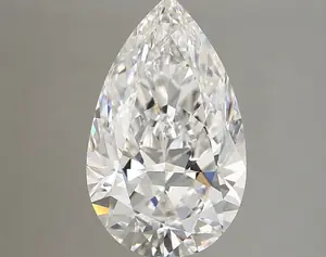 4.13ct E VVS1 Pear (IGI)