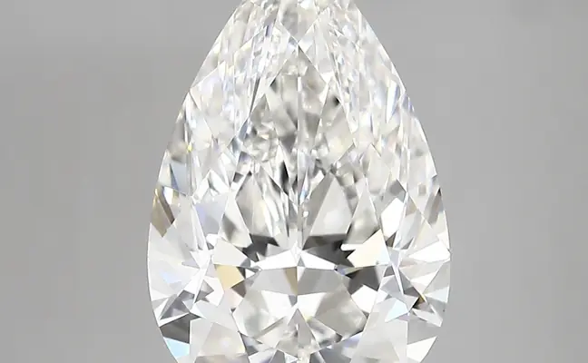 4.11ct F VVS2 Pear (IGI)