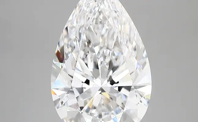 4.09ct D VVS2 Pear (IGI)
