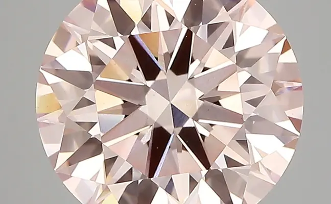 4.08ct FANCY INTENSE  PINK VVS2 Round (IGI)