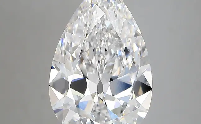 4.07ct D VVS2 Pear (IGI)