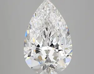 4.06ct D VVS2 Pear (IGI)