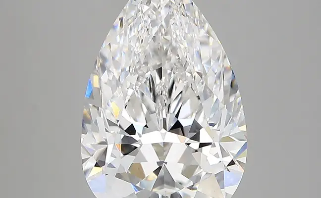 4.06ct D VVS2 Pear (IGI)