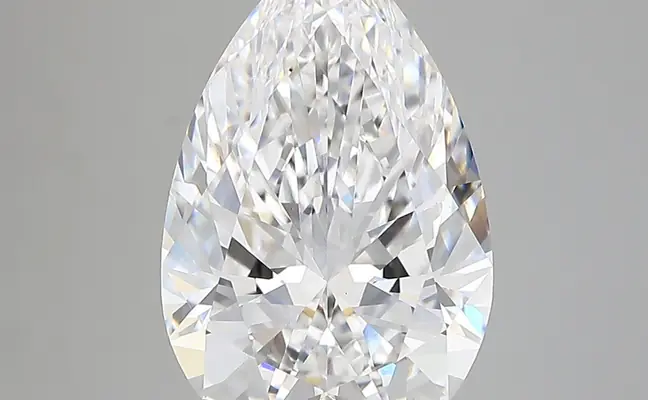 4.06ct D VVS2 Pear (IGI)