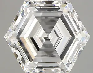 4.05ct E VVS2 Hexagon (IGI)