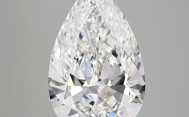 4.04ct D VVS1 Pear (IGI)