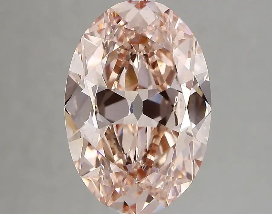 4.04ct FANCY INTENSE  PINK VS2 Oval Old Miner (IGI)