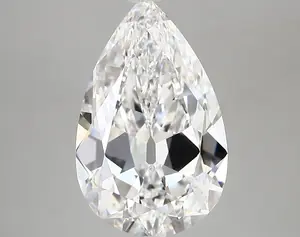 4.03ct D VVS2 Pear (IGI)