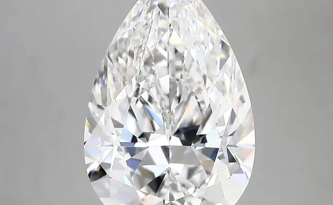 4.03ct D VVS2 Pear (IGI)